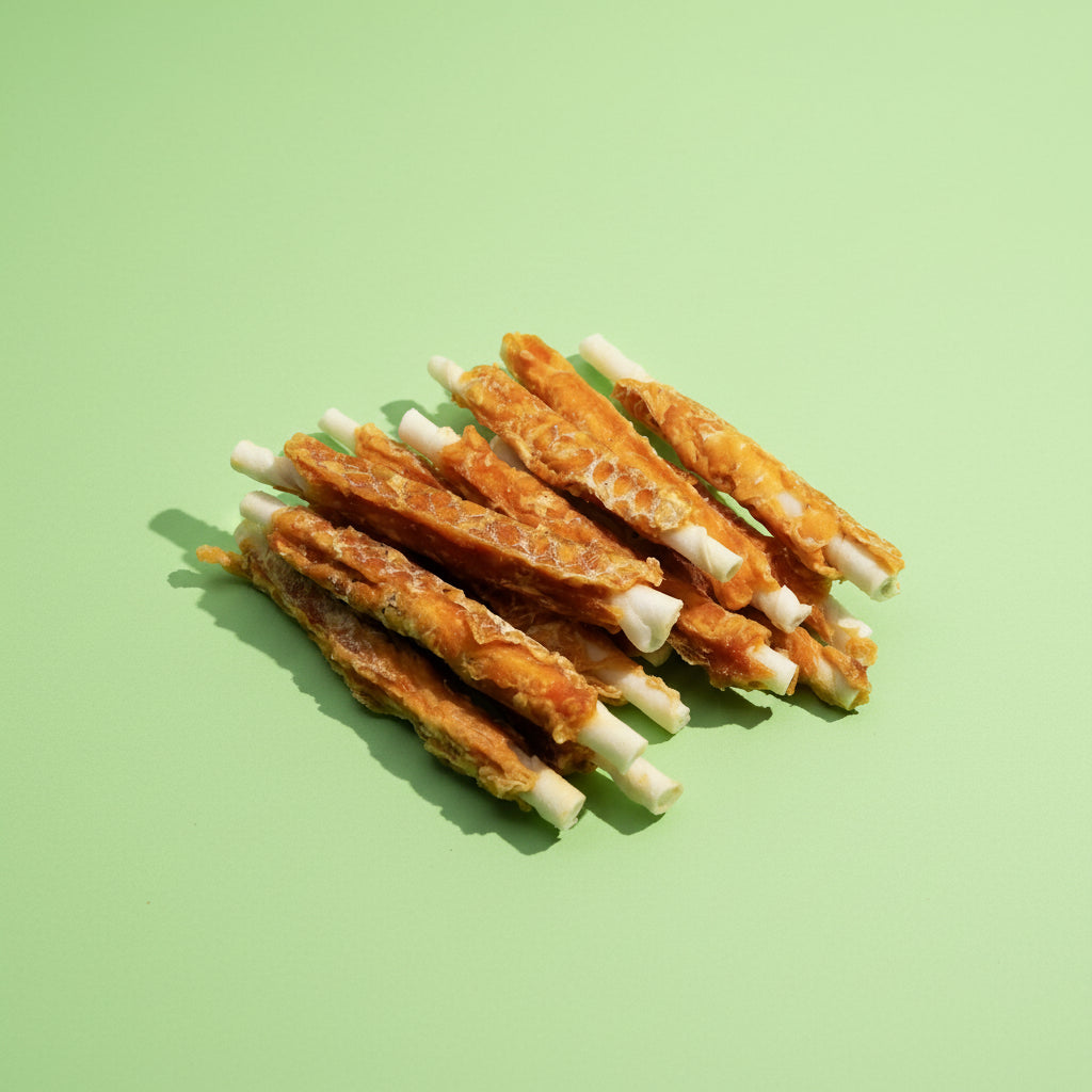 Rawhide met kip hondensnack - Brokkenbaas
