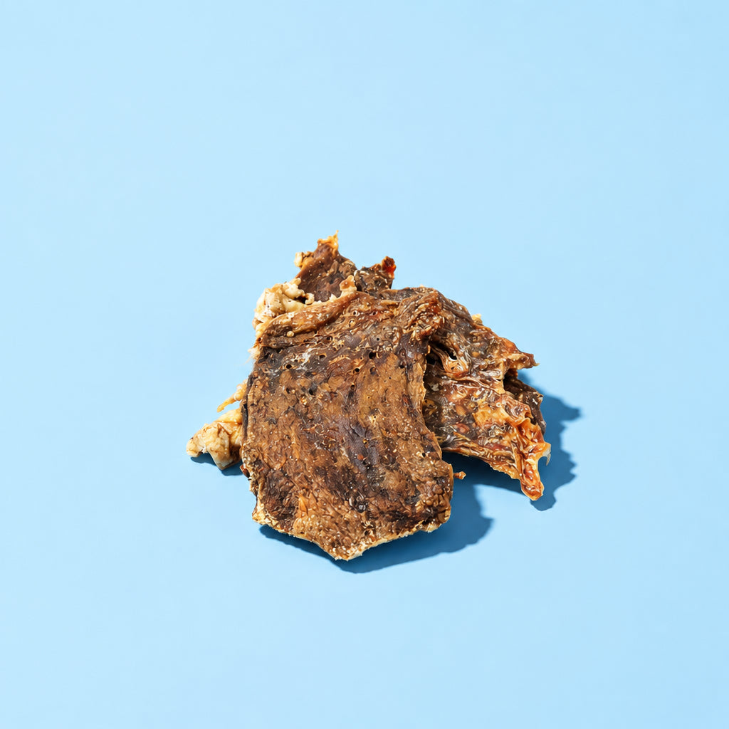 Beef Jerkey 200 gram gedroogd rundvlees voor honden - Brokkenbaas